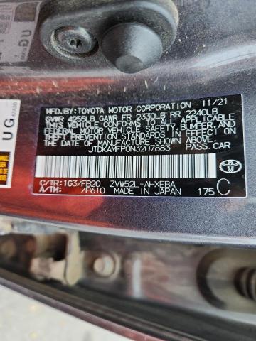 2022 TOYOTA PRIUS PRIM - JTDKAMFP0N3207883