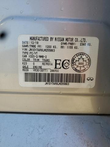 2020 INFINITI Q50 PURE JN1EV7AR6LM255863