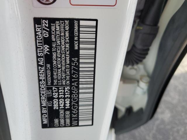 2023 MERCEDES-BENZ S 580 4MAT W1K6G7GB6PA167754