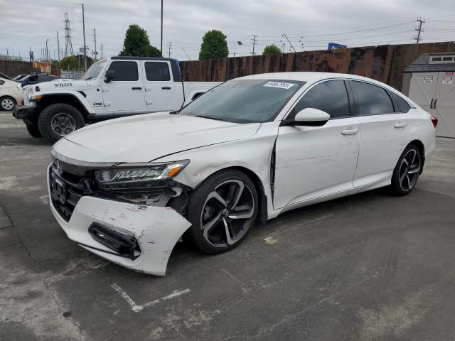HONDA ACCORD SPO 2018 white  gas 1HGCV1F33JA139204 photo #1