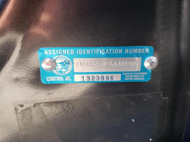 2020 LAND ROVER RANGE ROVE SALGS5SE5LA401906