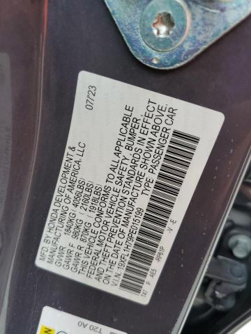 2023 HONDA CIVIC EXL 19XFL1H79PE015199