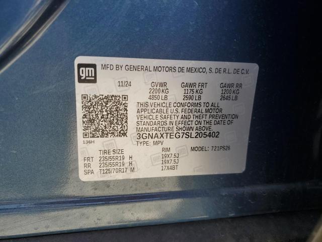 2025 CHEVROLET EQUINOX RS - 3GNAXTEG7SL205402