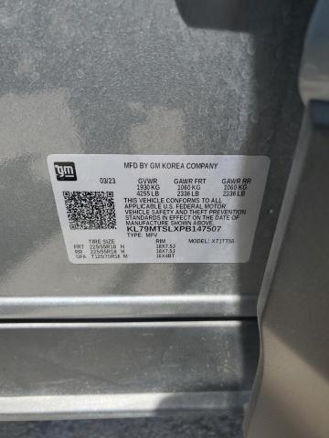 2023 CHEVROLET TRAILBLAZE KL79MTSLXPB147507