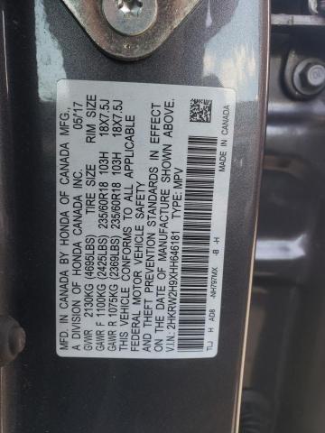 2017 HONDA CR-V TOURI - 2HKRW2H9XHH646181