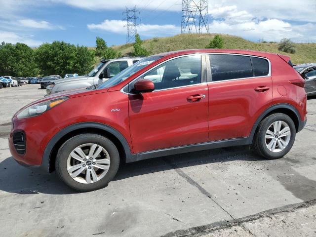 KIA SPORTAGE L 2017 red 4dr spor gas KNDPMCAC6H7242758 photo #1