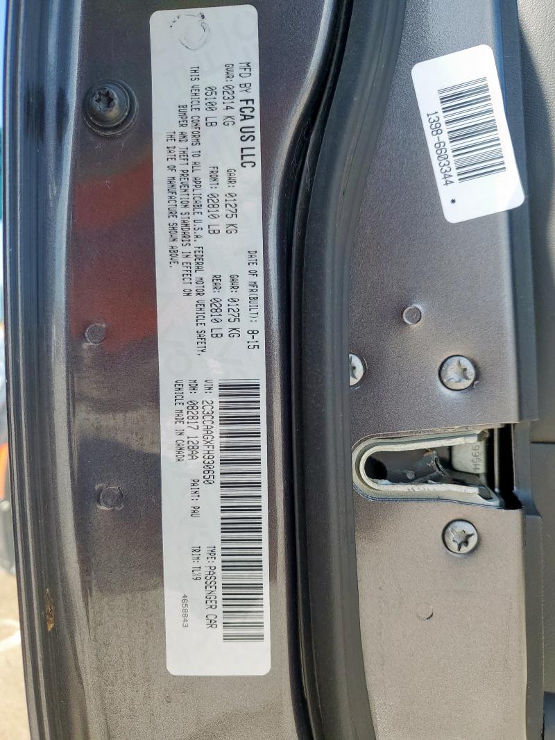 2015 CHRYSLER 300 LIMITE 2C3CCAAGXFH930650