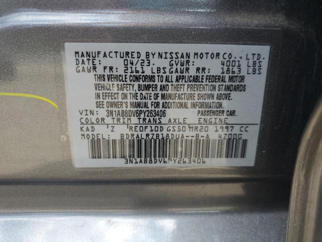2023 NISSAN SENTRA SR 3N1AB8DV6PY263406