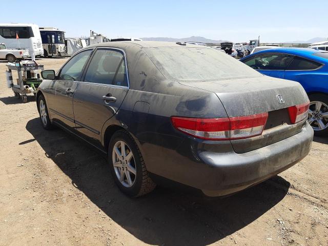 HONDA ACCORD EX 2004 gray sedan 4d gas 1HGCM66524A069846 photo #3