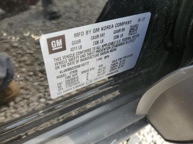 2022 BUICK ENCORE GX KL4MMBS20NB145772