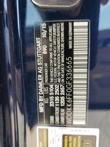 2016 MERCEDES-BENZ E 400 WDDKK6FF0GF336665