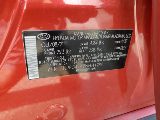 2022 HYUNDAI SONATA SE 5NPEG4JA9NH144284