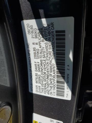 2020 HONDA ACCORD SPO 1HGCV1F30LA087677