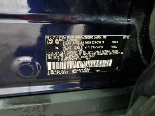 2020 TOYOTA RAV4 XLE P 2T3A1RFV6LW121334