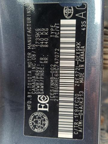 2017 TOYOTA COROLLA L - 2T1BURHE6HC747072