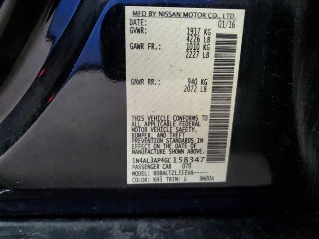2016 NISSAN ALTIMA 2.5 1N4AL3AP4GC158347