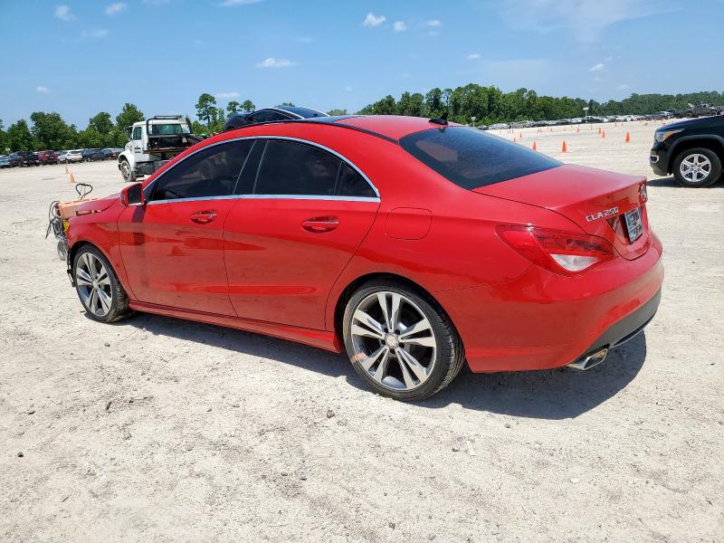 MERCEDES-BENZ CLA 250 2016 red sedan 4d gas WDDSJ4EB3GN382048 photo #3