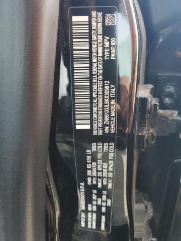 2019 MASERATI LEVANTE LU ZN661XUL8KX309812