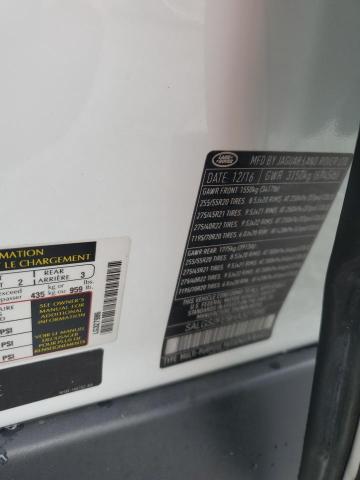 2017 LAND ROVER RANGE ROVE SALGS2FE9HA327986