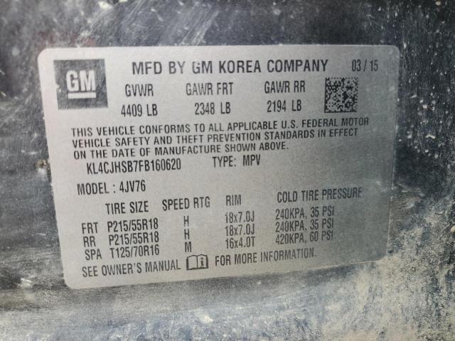 2015 BUICK ENCORE PRE KL4CJHSB7FB160620