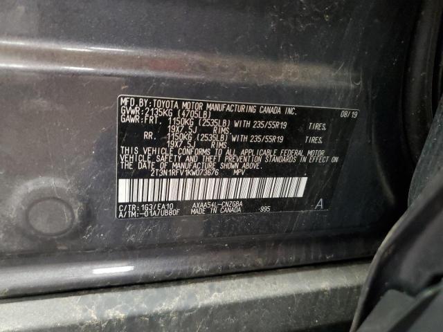 2019 TOYOTA RAV4 LIMIT - 2T3N1RFV1KW073676