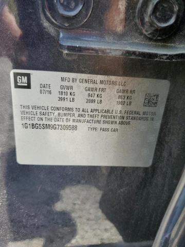 2016 CHEVROLET CRUZE PREM 1G1BG5SM9G7309588