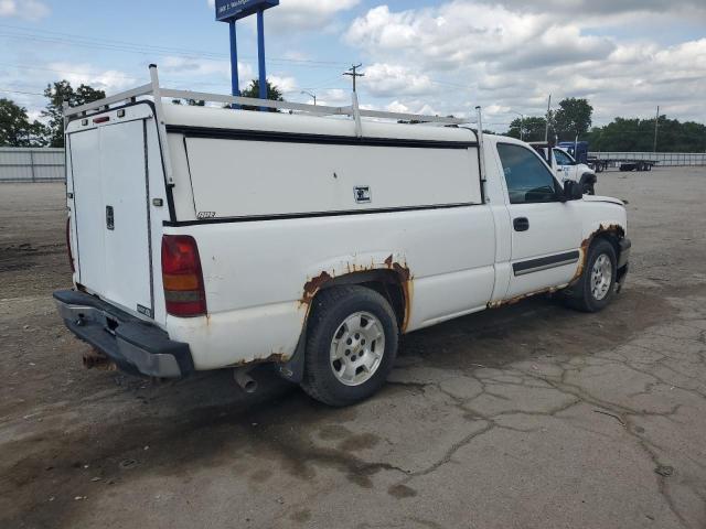 CHEV SILVERADO C1500 2005 white pickup gas 1GCEC14X75Z280366 photo #4
