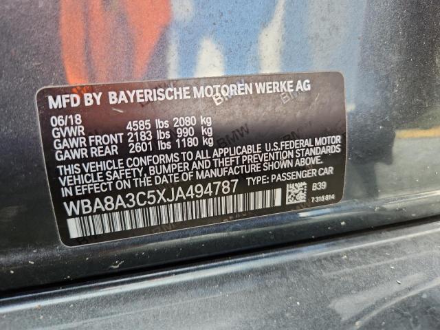 2018 BMW 320 XI WBA8A3C5XJA494787