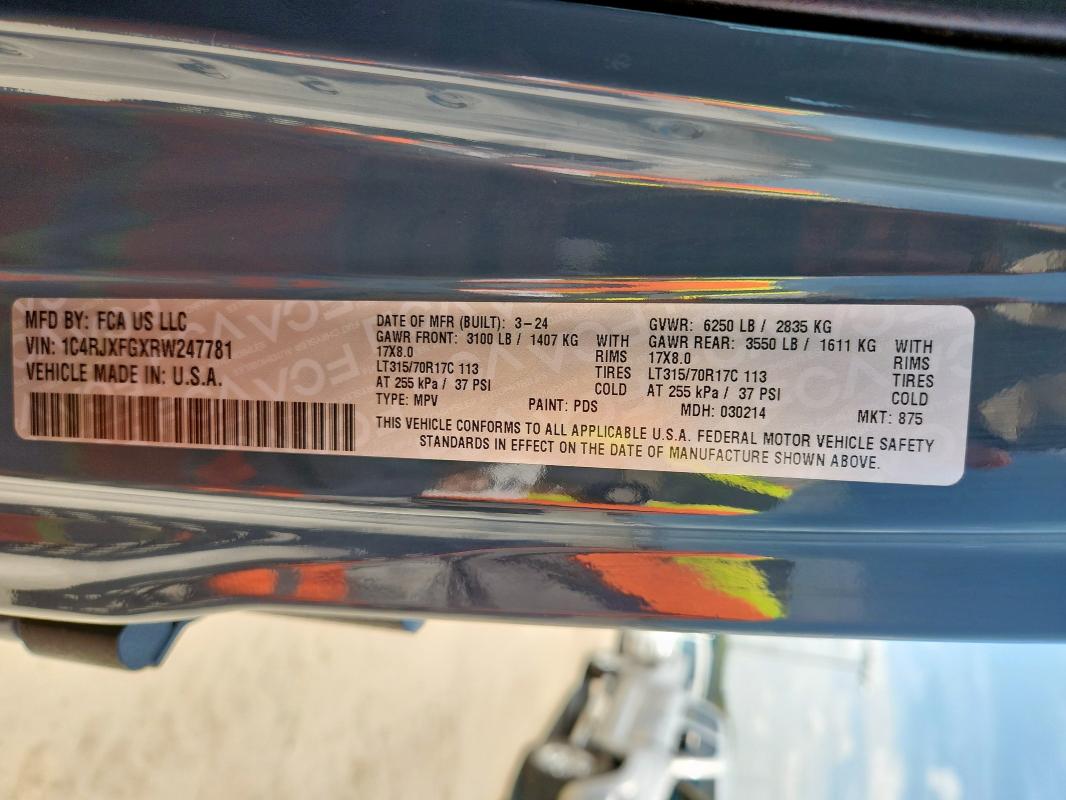 2024 JEEP WRANGLER R 1C4RJXFGXRW247781