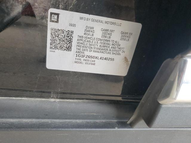 2020 CHEVROLET BOLT EV PR 1G1FZ6S0XL4140255