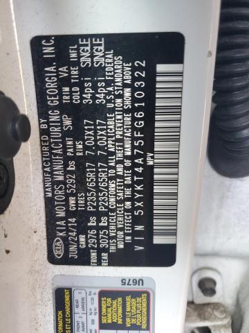2015 KIA SORENTO LX - 5XYKT4A75FG610322