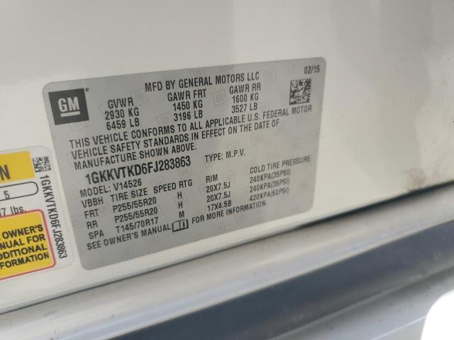 2015 GMC ACADIA DEN 1GKKVTKD6FJ283863