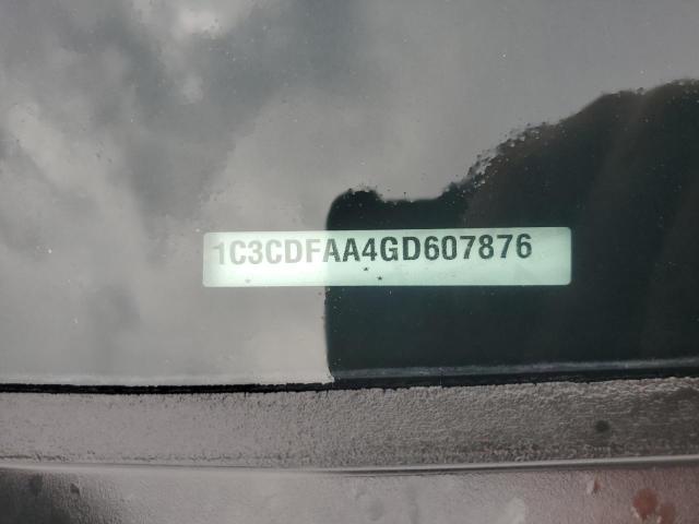 2016 DODGE DART SE 1C3CDFAA4GD607876