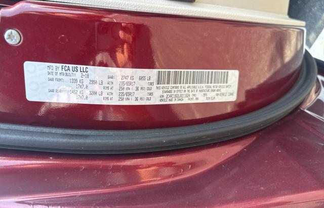 2018 CHRYSLER PACIFICA T 2C4RC1BG9JR211624