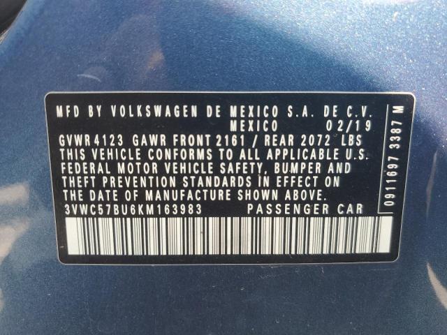 2019 VOLKSWAGEN JETTA S - 3VWC57BU6KM163983