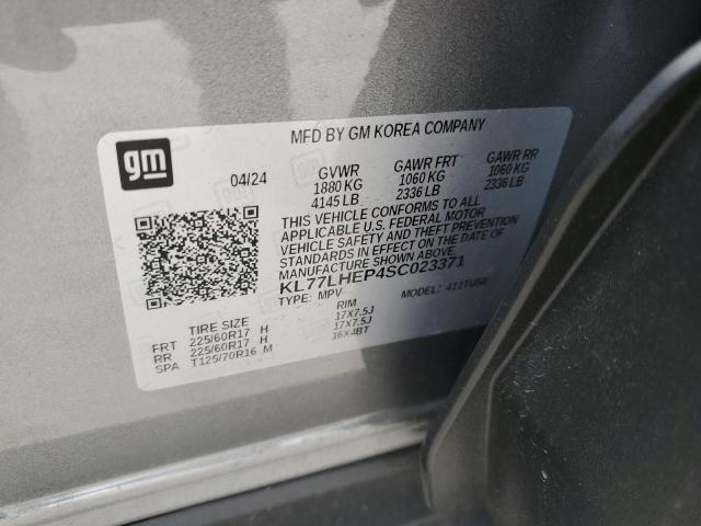 2025 CHEVROLET TRAX 1LT KL77LHEP4SC023371