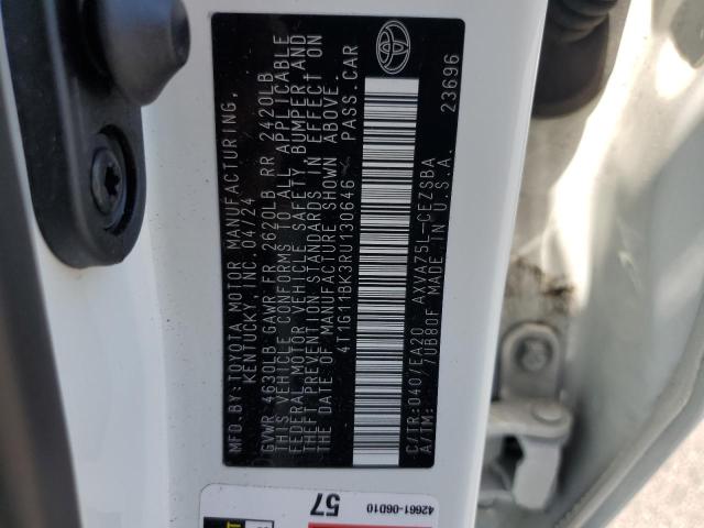 2024 TOYOTA CAMRY SE NIGHT SHADE - 4T1G11BK3RU130646