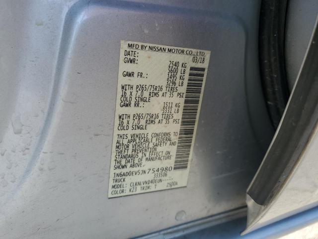 2018 NISSAN FRONTIER S - 1N6AD0EV5JN754980