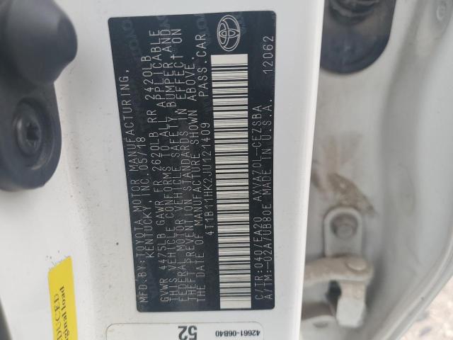 2018 TOYOTA CAMRY L 4T1B11HK2JU121409