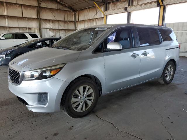 KIA SEDONA L 2016 silver  gas KNDMA5C1XG6156845 photo #1