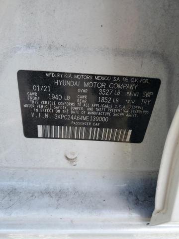 2021 HYUNDAI ACCENT SE 3KPC24A64ME139000