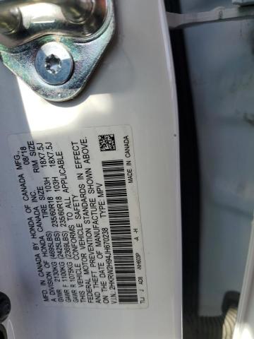 2018 HONDA CR-V TOURI 2HKRW2H94JH670238