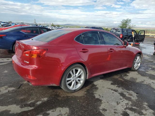 LEXUS IS 350 2006 red  gas JTHBE262165010819 photo #4