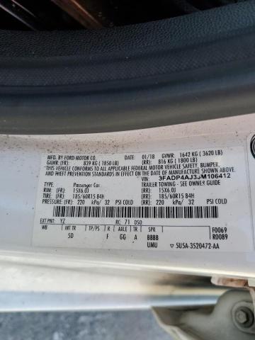 2018 FORD FIESTA S 3FADP4AJ3JM106412