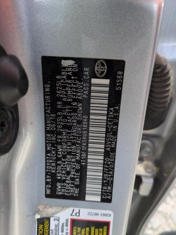 2017 TOYOTA CAMRY LE 4T1BF1FK5HU618940