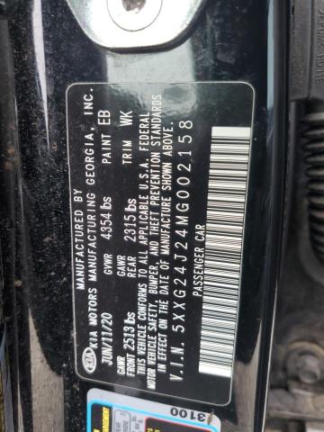2021 KIA K5 LX 5XXG24J24MG002158