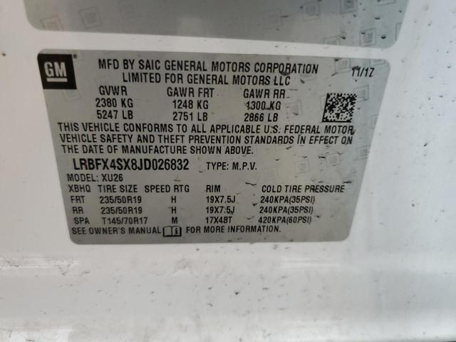 2018 BUICK ENVISION P LRBFX4SX8JD026832