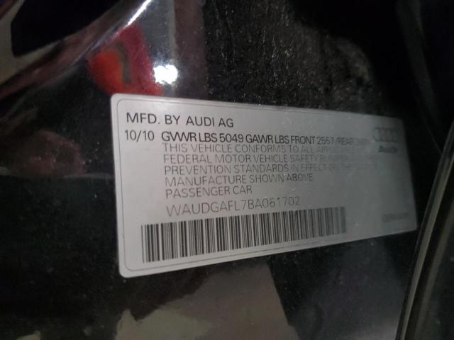 2011 AUDI S4 PREMIUM - WAUDGAFL7BA061702