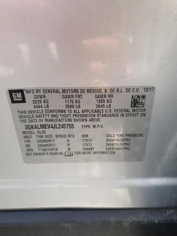 2018 GMC TERRAIN SL 3GKALMEV4JL245755
