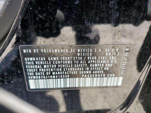 2017 VOLKSWAGEN JETTA SE 3VWDB7AJ1HM410338